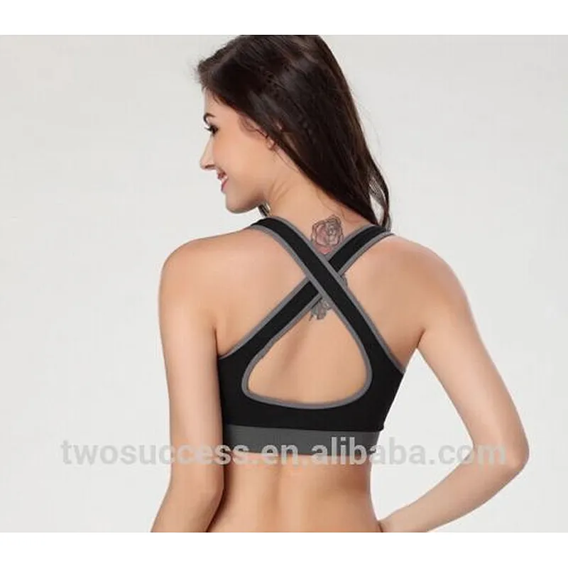 Factory selling Sexy Fitness and Yoga Wear women custom Fashion Seamless Sports Bra