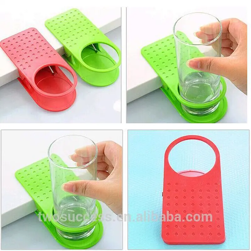 2018 popular Best seller Convenience drinking Coffee Cup Holder Clip On Desk Table