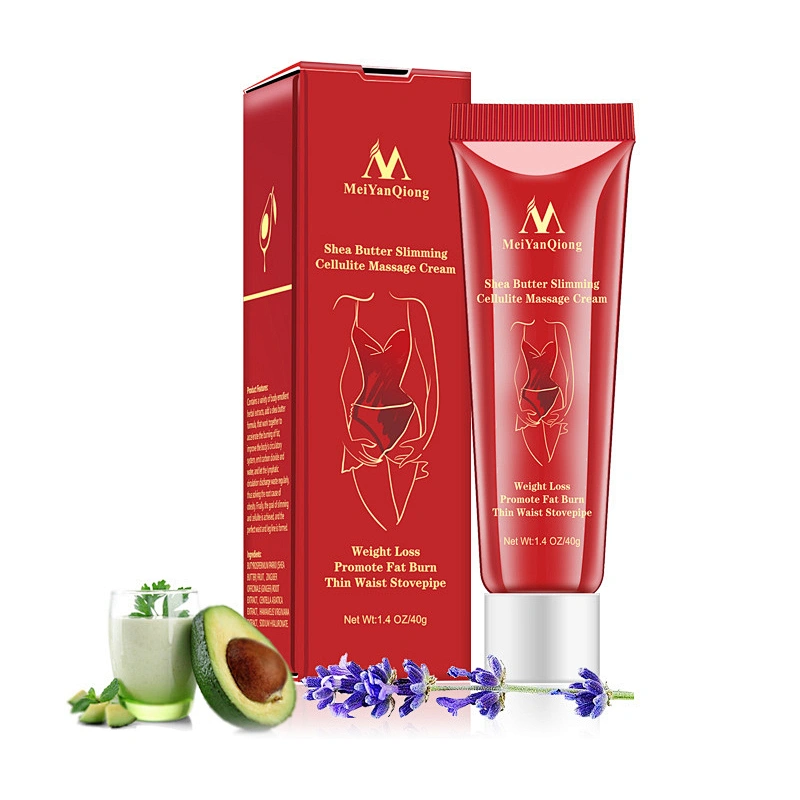 Health Body Firming Shea Butter Cellulite Massage Promote Fat Burning Gel Slimming  Cream