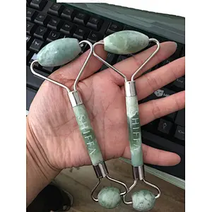 Natural Jade Gua Sha Scraping and Facial Roller Jade Stone Massage Set