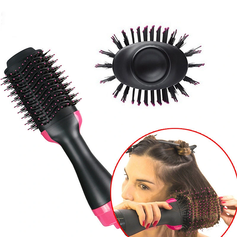 Multi-function hot air comb anion hair brush professional hair curler straight comb brush
