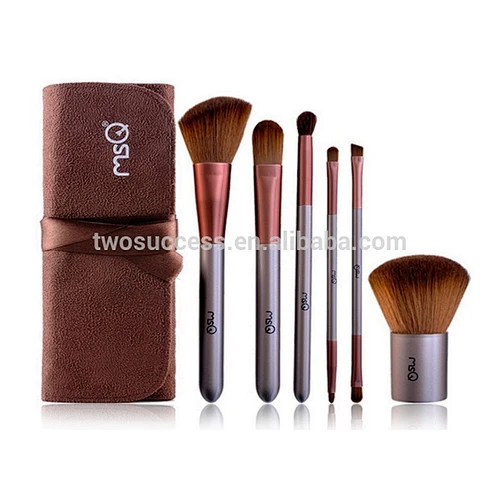 High Quality 6PCS Portable Makeup Brush Set Powder Custom Magnetic Makeup Brushes