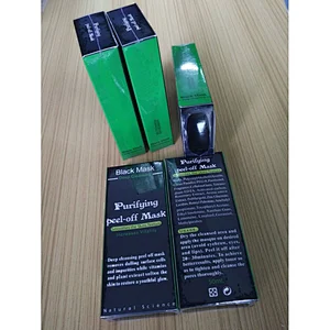 Free sample blackhead dirty remover deep cleansing black mask nose purifying peel off black facial mask