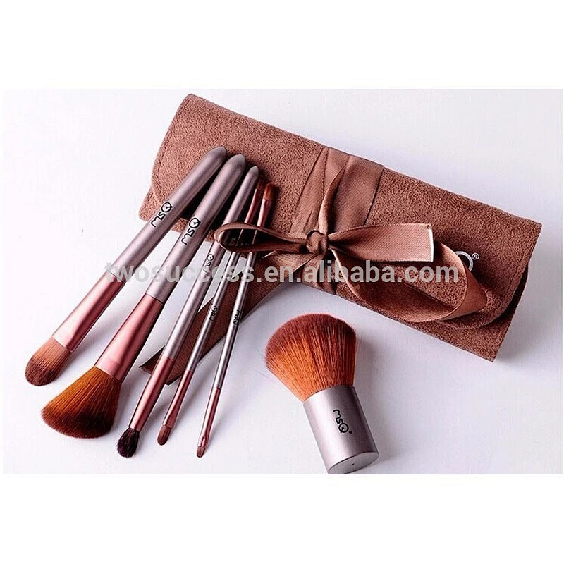 High Quality 6PCS Portable Makeup Brush Set Powder Custom Magnetic Makeup Brushes