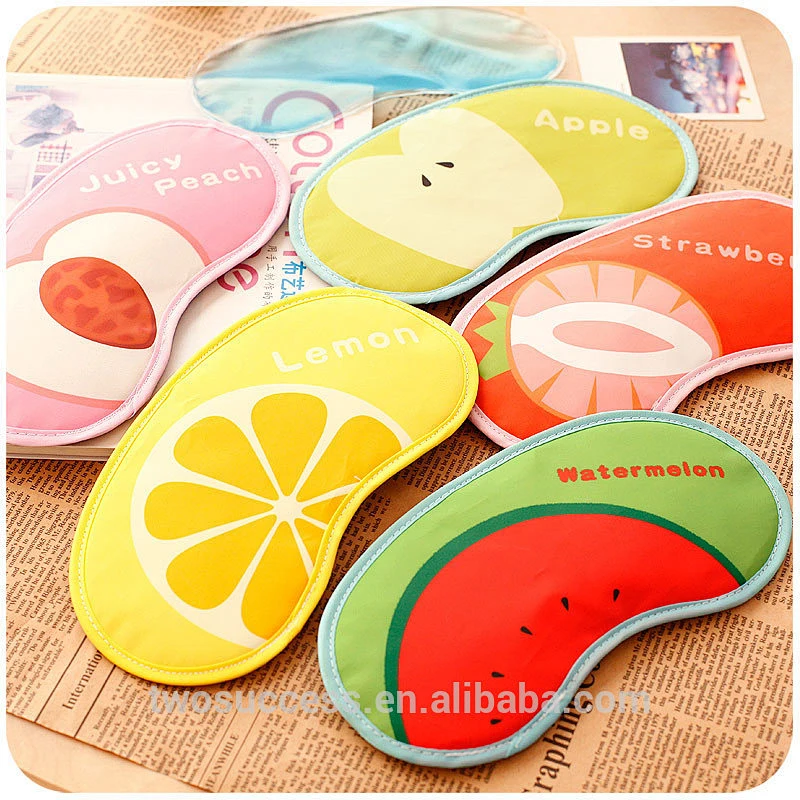 High Quality Soft Eye care hot cold cooling Sleeping compress eye mask with gel pad