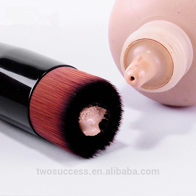 amazon Brand New Soft Makeup Wood Groove Liquid FoundationBrush Fiber Brush BB Brush