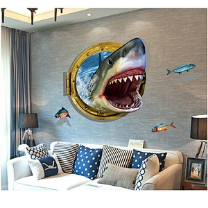 Creative Animal World Home Decoration Living Room Removable Mural 3D Wallpaper