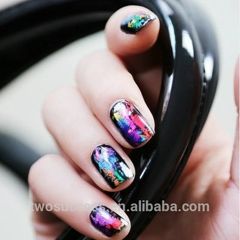 New Style 47Colors Starry Sky Nail Sticker Paper For Beauty Nail Art