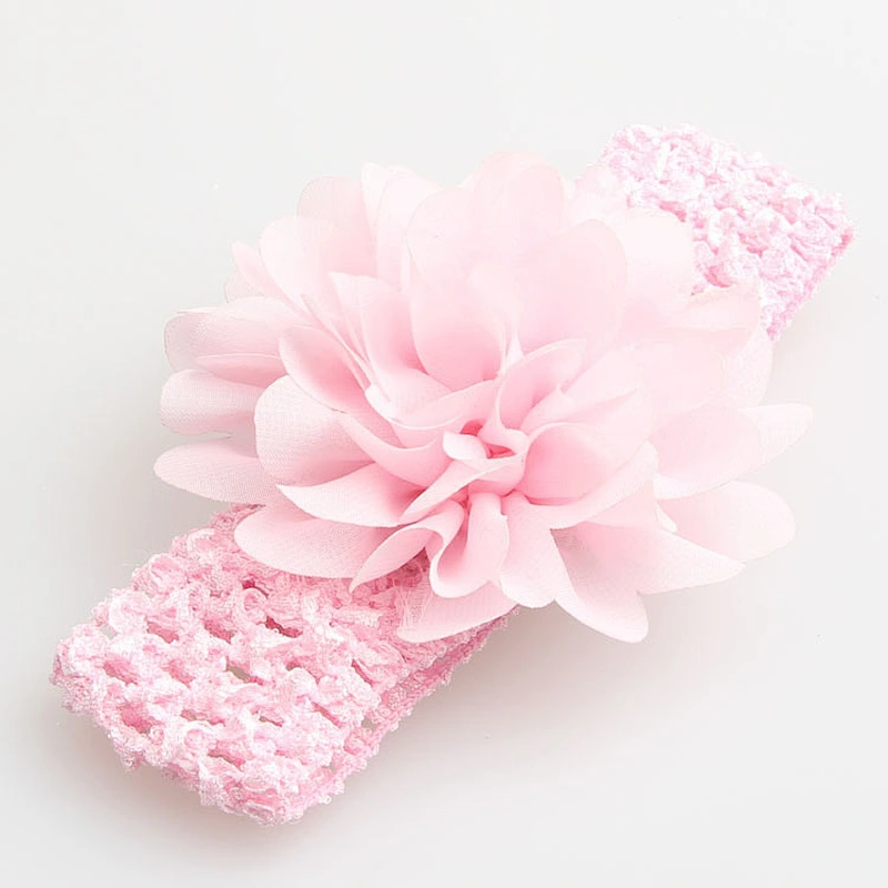 10cm Fashion Handmade Chiffon Hairbands/Various Types of Hair  Tie Bands for Baby Girl