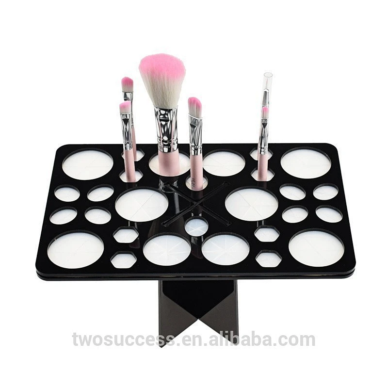 2016 foldable makeup brush tool Dryer Holder hang dry cosmetic