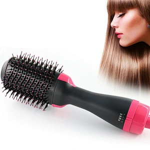 Multi-function hot air comb anion hair brush professional hair curler straight comb brush