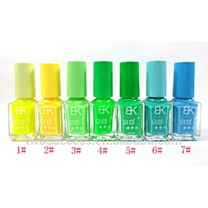 Genuine BK environmental nail polish, 5027 night elves fluorescent nail polish