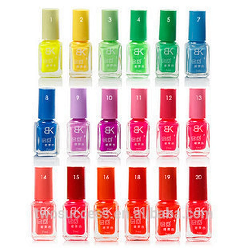 Genuine BK environmental nail polish, 5027 night elves fluorescent nail polish