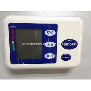 professional design portable hospital use electronic digital wrist watch blood pressure monitor sphygmomanometer