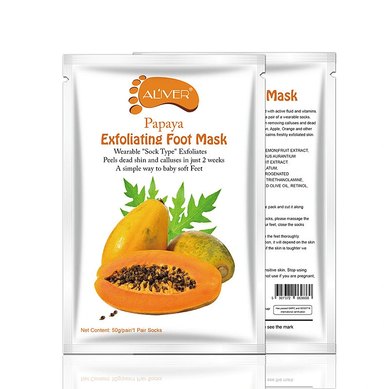 Foot Spa Skin Peeling Fruit Flavor Moisturizing Callus Removal Exfoliating Foot Mask