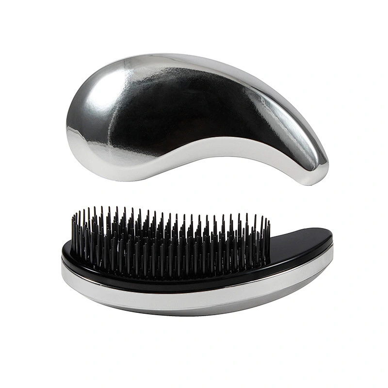 Plastic Color Changing Magic Anti-Knotting Comfortable Salon Mini Massage Detangling Hair Brush