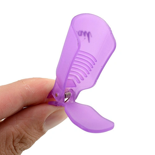 Bulk 10Pcs Reusable nail art Plastic Acrylic Soak Off Clip UV Gel Polish Remover Keeper Wrap cap tools