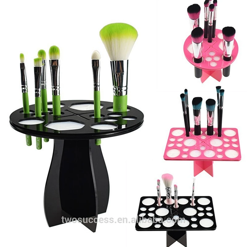 2016 foldable makeup brush tool Dryer Holder hang dry cosmetic