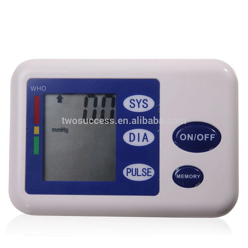 professional design portable hospital use electronic digital wrist watch blood pressure monitor sphygmomanometer