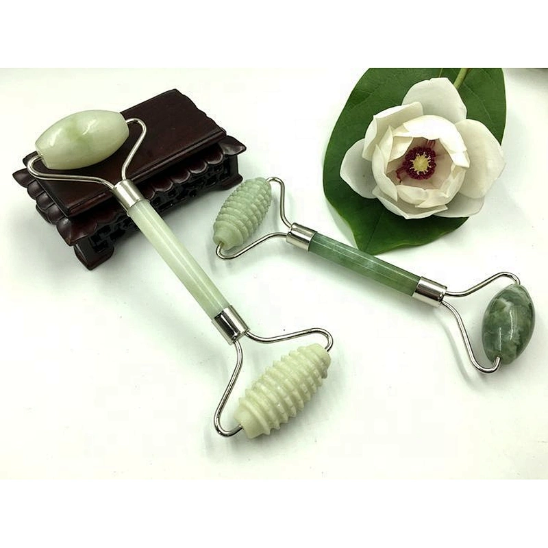 Double Head Anti Aging Facial Massage Jade Roller Face Slimming Beauty Tool Massager
