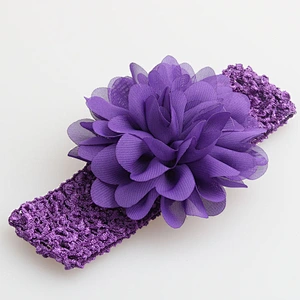 10cm Fashion Handmade Chiffon Hairbands/Various Types of Hair  Tie Bands for Baby Girl
