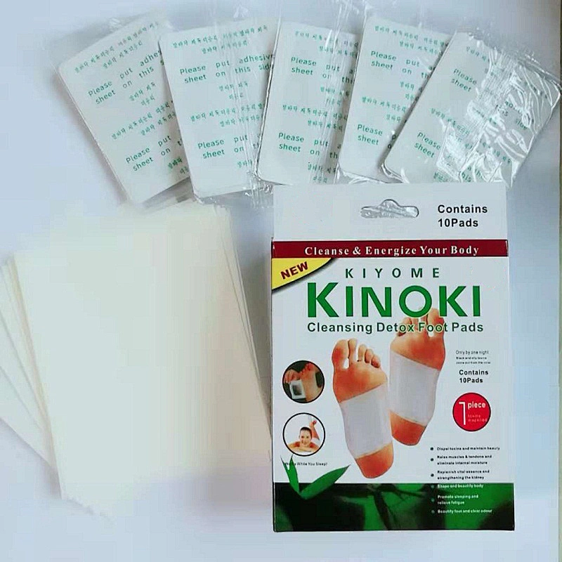 Amazon hot selling 10pcs custom logo body feet relieving pain stress and toxin detox foot patch pads