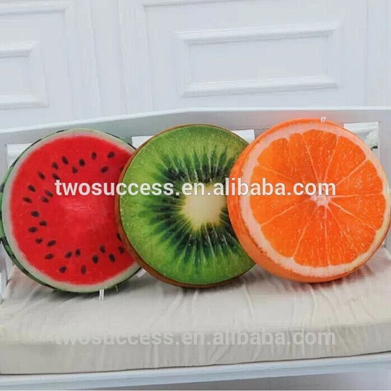 3D orthopaedic memory foam fruit pillow breathable seat cushion