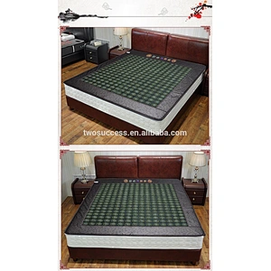 factory price vital rays negative ions mat jade heating massage bed mattress