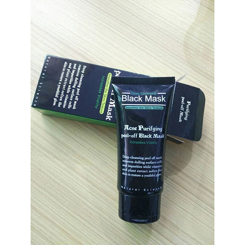 Free sample blackhead dirty remover deep cleansing black mask nose purifying peel off black facial mask
