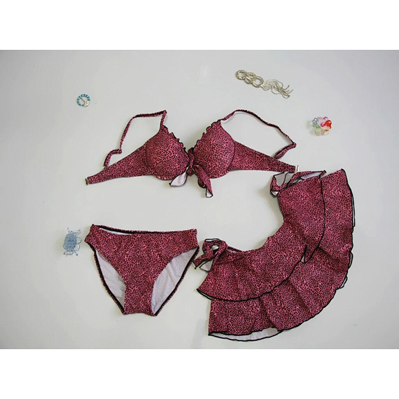 Hot Selling Fashion color sexy leopard and sweet style swimwear