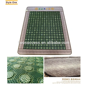 factory price vital rays negative ions mat jade heating massage bed mattress