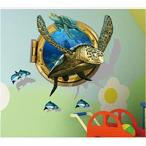 Creative Animal World Home Decoration Living Room Removable Mural 3D Wallpaper