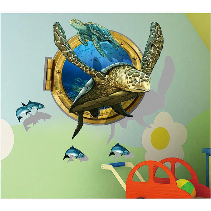 Creative Animal World Home Decoration Living Room Removable Mural 3D Wallpaper