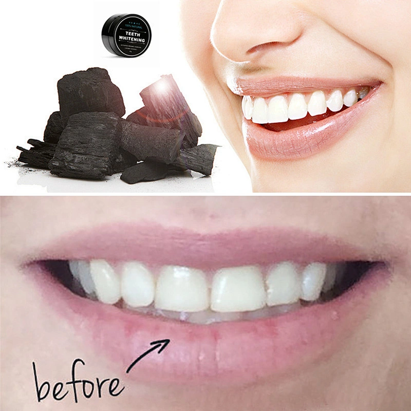 Natural Activated Carbon Tooth Whitening Charcoal Tooth Powder Clean whitening to smoke yellow can be customized