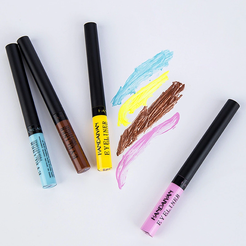 12  multi-color longwear waterproof makeup rainbow matte liquid eyeliner
