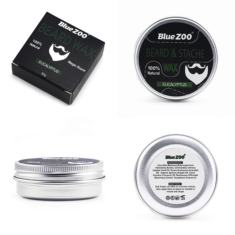 Factory direct OEM men 30g 60g moisturizing beard balm beard wax
