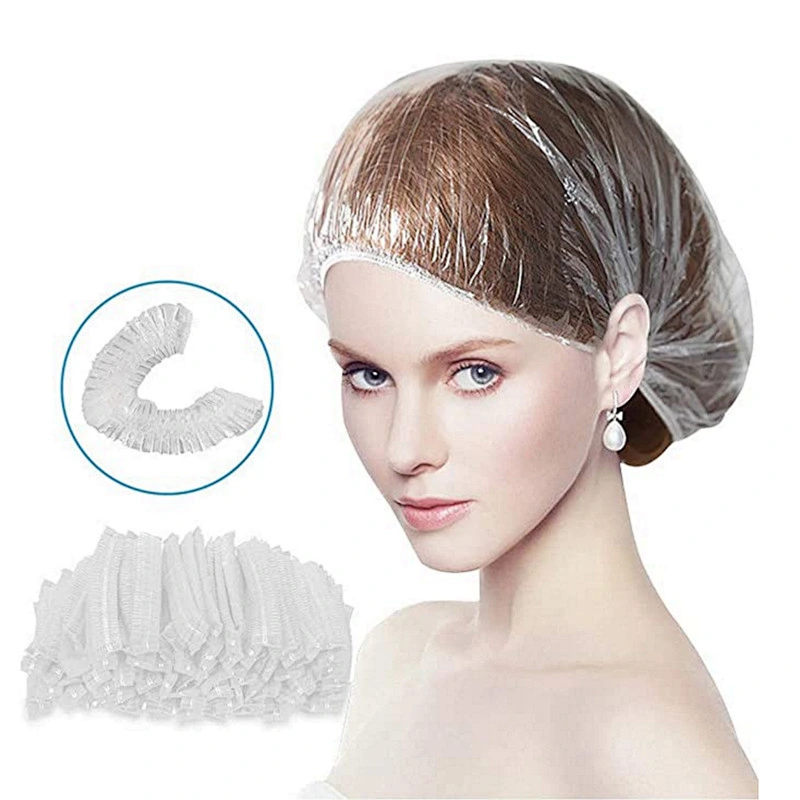 disposable hair coloring tools PE hairdressing cape*1+gloves+earmuff+shower cap set