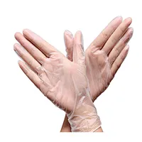 Wholesales hands safty transparent Latex nitrile PVC disposable gloves 100pcs
