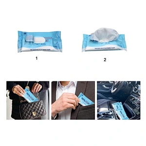 Hot sell medical antibacterial disinfectant 75% alcohol wipes cleaning protective wet wipes