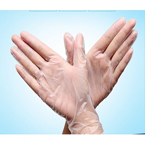 Wholesales hands safty transparent Latex nitrile PVC disposable gloves 100pcs