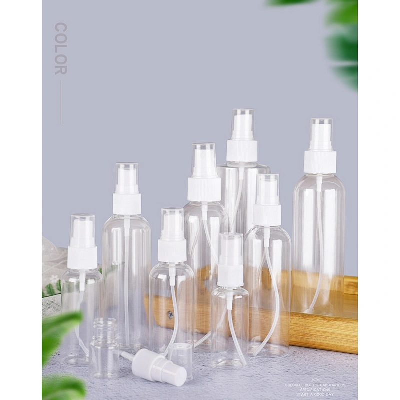 10ml 20ml 30ml 50ml 60ml 100ml PET plastic perfume spray bottle pump mist spray lotion bottle