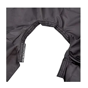 Customized logo waterproof salon barber black nylon hair cutting hairdressing cape