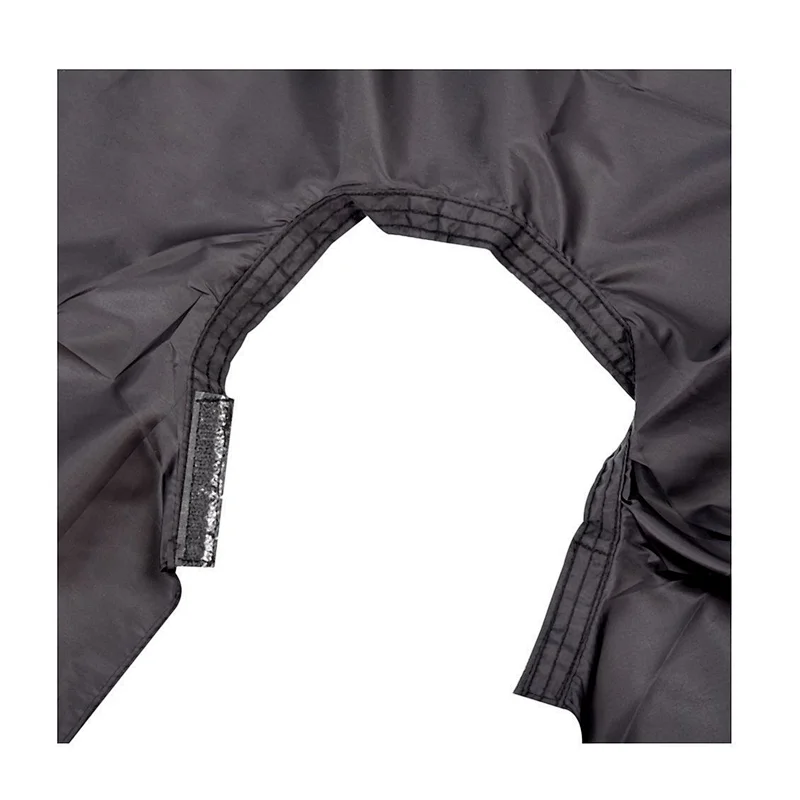 Customized logo waterproof salon barber black nylon hair cutting hairdressing cape