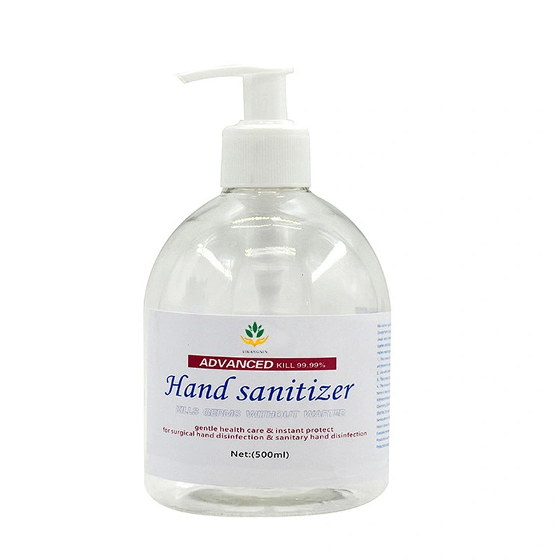 OEM 500ml/4oz hand washing without water disinfecting waterless disposable instant hand sanitizer gel