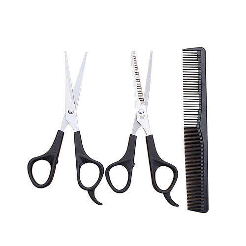 DIY 3pcs Thinning cutting set shear salon barber hair styling tools hairdressing comb haircutting scissors
