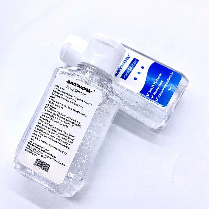 Private Label large In Stock Fast Ship 300ml Portable Waterless 75% Alcohol Hand Sanitizer Gel