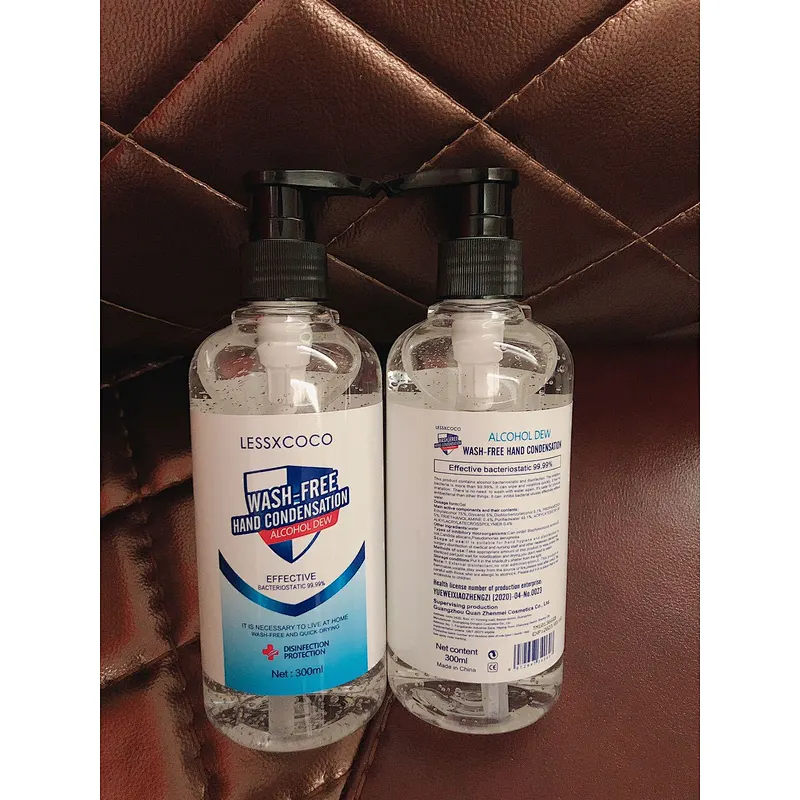 Hand Sanitizer Quick Drying 99.99% Sterilization Waterless Bacteriostatic Gel