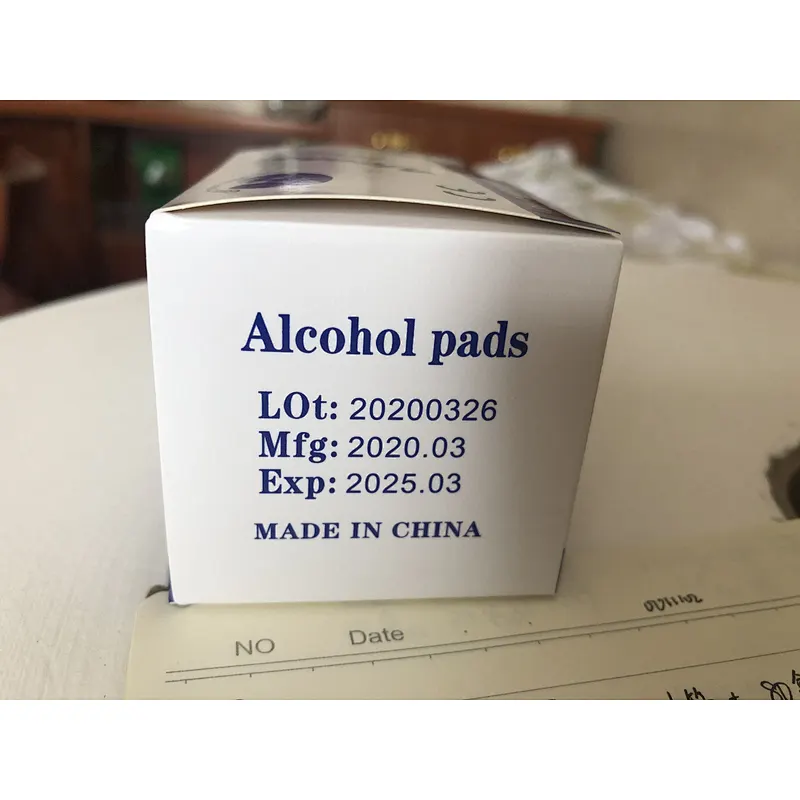Disposable Non-woven Alcohol Swabs Pads 75% Disinfectant Alcohol Pad for Disinfection
