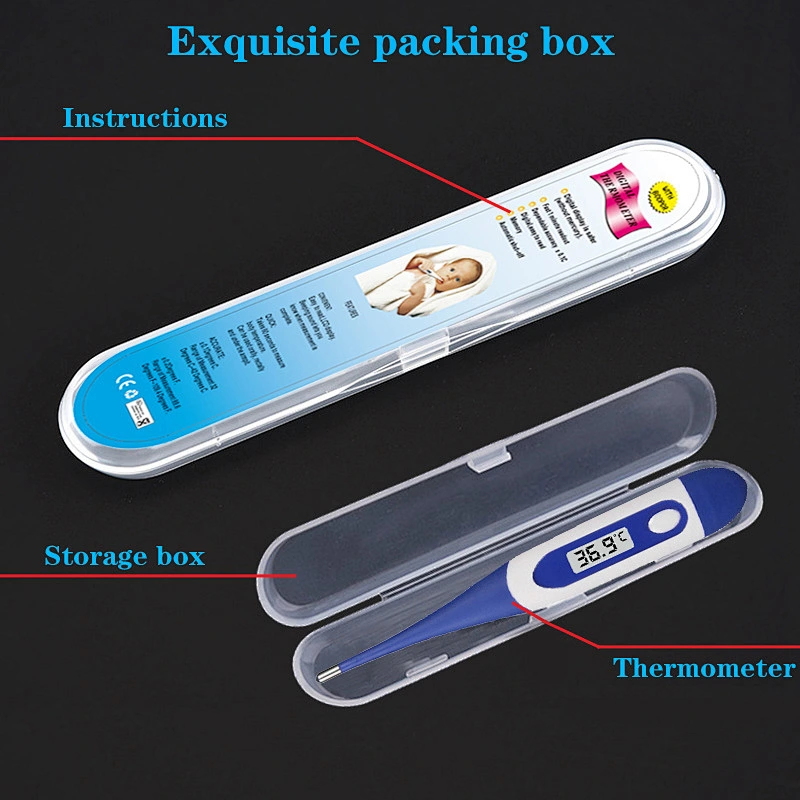 Soft-head Celsius Fahrenheit Portable Small Manual Electronic thermometer Digital thermometer for Baby Kids