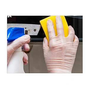 Wholesales hands safty transparent Latex nitrile PVC disposable gloves 100pcs